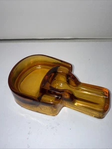 HOUZE Depressione Vetro Forbes Pipa Posacenere Riposo Colore Ambra Data 12 Giugno 1923 - Foto 1 di 5