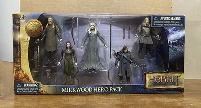 LOTR Hobbit Mirkwood Hero Pack Figuras de Acción 3.5" 12 Pts Articulación Sellada Foto 1 de 4