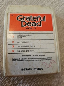 The Grateful Dead Volume 1 - 8 Track Cassete Tape Jerry Garcia Rock, Tested!!! - Bild 1 von 4