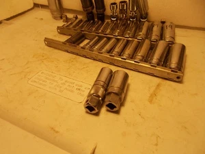 Snap on 3/8" Drive 5/8" or 3/4" SAE 6 POINT Spark Plug Socket Sold as singles - Bild 1 von 7
