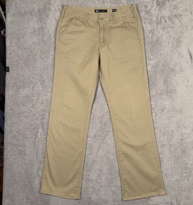 Buckle BKE Jake Pants Mens 32x32 Khaki Flat Front Casual Straight Leg Chino - Image 1 of 4