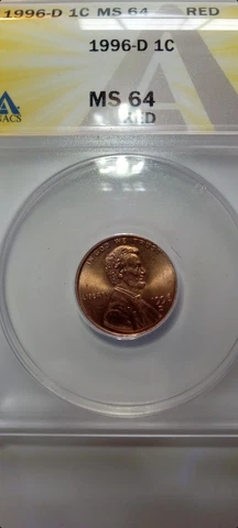 1996 Denver double die with rpm Cover