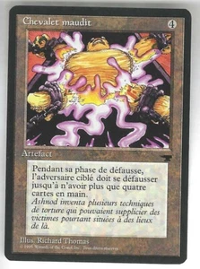 MTG French Renaissance Cursed Rack NM Unplayed BB Magic the Gathering - Picture 1 of 2