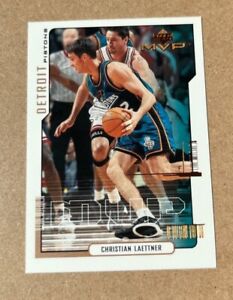 Christian Laettner Detroit Pistons MVP Card Upper Deck #50 Mint Condition
