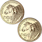 2012 P D Native American Sacagawea Brilliant Uncirculated Dollar 2 Coin Set