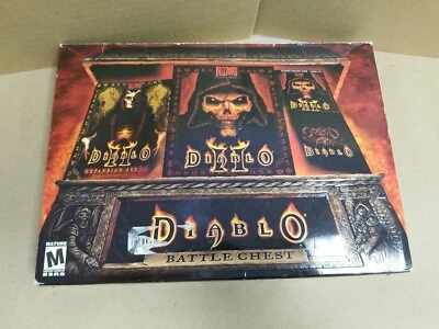 USED Diablo 2 II Battle Chest , 5 Discs, Manual, Expansion Set, Box - Image 1 of 4