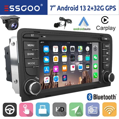 32G Android 13 Carplay Autoradio GPS Navi RDS WIFI KAM Für Audi A3 S3 RS3 8PA 8P - Bild 1 von 4