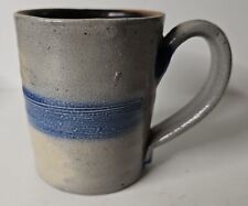  Rowe Pottery Works Cambridge Salt Glazed Stoneware Mug Coffee Cup WI 20A