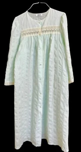 Accappatoio casacca Deena anni 70 cottagecore shabby chic grannycore donna Sissy M pizzo - Foto 1 di 11