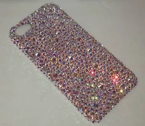 AB Crystal Bling Diamant holprige Hülle für iPhone 8s 8 hergestellt mit SWAROVSKI Elementen - Bild 1 von 1