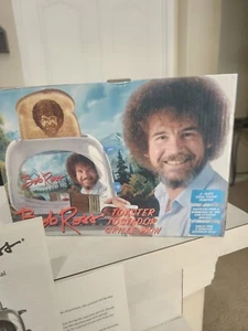 Bob Ross 2 Slice Toaster - Toast Bob's Iconic Face On Your Toast - Nib - Picture 1 of 9