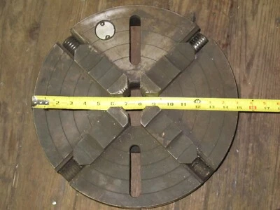 Mandril Cushman 15", p/n 10 001 15 L01C, portabrocas de 4 mordazas de 15 pulgadas, usado Foto 1 de 4