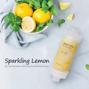 BodyVita Vitamin Shower Filter Lemon Reduces Dry Itchy Skin Improve Skin&Hair - Picture 1 of 13