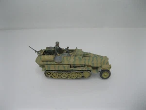 Preiser -H0 1:87- Wehrmacht - Sd.Kfz 251/9 - mit Soldaten - tarn gesupert -2 - Bild 1 von 8