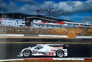 Foto firmada autografiada por Tom Kristensen Audi Le Mans Motorsport Legend + certificado de autenticidad - Imagen 1 de 1
