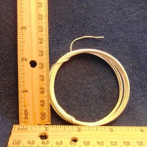 Silberplatte Draht 1,0 mm Appx 18 g, Schmuck, Handwerk UK hergestellt 4m/4 + Yd / 13 Fuß Rolle - Bild 1 von 2
