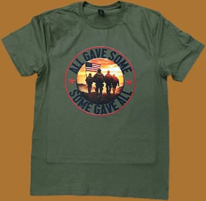 Individuelles Veteranen T-Shirt - "All Gave Some, Some Gave All" - Bild 1 von 1