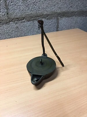 Ancienne Lampe A Huile 19 Eme  - Photo 1/4