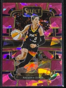 Natasha Cloud - 2024 Select WNBA Concourse Pink Cracked Ice Prizm #37 MERCURY - Picture 1 of 2