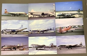# T5136 PROP AIRPLANE POSTCARD LOT, 9 DIF. CARDS - Picture 1 of 2