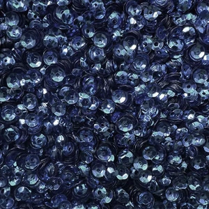 5 mm taza de lentejuelas azul zafiro brillante metálico hechas en EE. UU. - Imagen 1 de 1