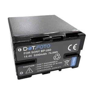 BP-U60 BP-U65 75Wh Battery for Sony PWM-160 EX1 F3 / PXW-FS7 X160 X180 X200 Z280 - Picture 1 of 2