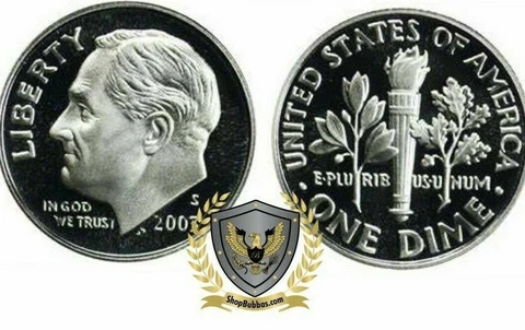 2017  S Silver Proof GEM Roosevelt Dime 90% SILVER COIN #2017SD Cover