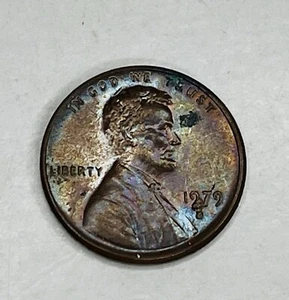 ERROR 1979 D Lincoln Memorial Penny w/Small Cud on Date Coin - Picture 1 of 4