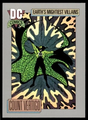 1992 Impel DC Comics Cosmic #89 Count Vertigo - Image 1 of 3