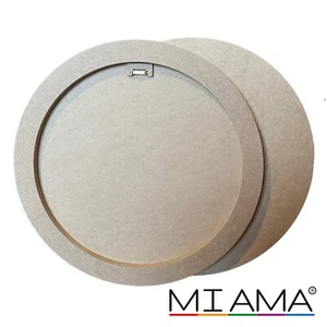 MIAMA MDF Circle Artboard Canvas Hanging Artwork Craft Shape Painting Background - Picture 1 of 6