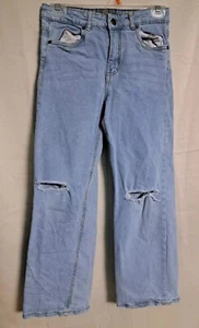 Size 14 High Waist Wide Leg Lucky Brand Girl Jeans - Picture 1 of 6