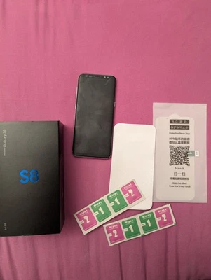 Samsung Galaxy S8 SM-G950F - 64GB - Orchid Grey (Ohne Simlock) - Bild 1 von 4