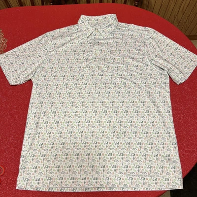 Acorn Hills Navigator Polo Shirt Size 2XL.   Gold, Camping, Outdoor Short Sleeve - Image 1 of 4