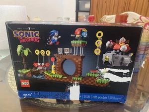 LEGO Ideas 21331 Sonic the Hedgehog Green Hill Zone NO SONIC MINIFIG Incomplete - Picture 1 of 14