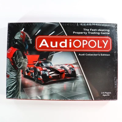 Rare Audiopoly Audi Monopoly Board Game Collectors Edition Race Car New Sealed - Image 1 of 4