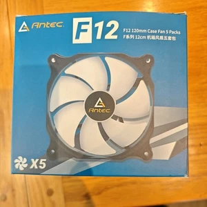 Antec F12 120mm Computer Case Fan Pack of 5 - Picture 1 of 5