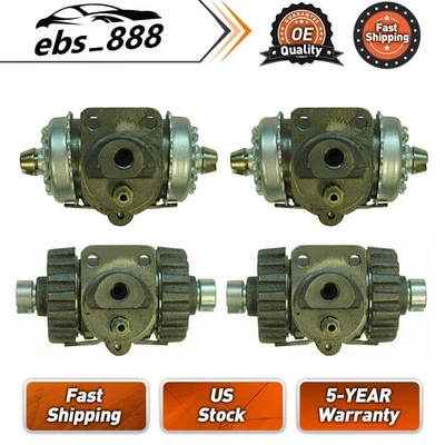 4x Cilindro de roda de freio a tambor traseiro dianteiro para GMC 250 3.7L 1951 1952 - Imagem 1 de 4