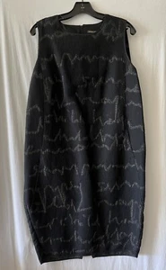 Vestido ANNETTE GORTZ negro gris estampado talla L - Imagen 1 de 8