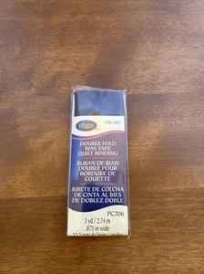 Wrights (PC706-092) - Double Fold Bias Tape, Quilt Binding - Seal Brown - NEW - Picture 1 of 2