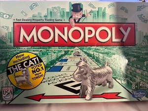 Hasbro Monopoly Classic Board Game Including The Cat "NEW SEALED" - Picture 1 of 8