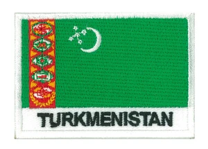 Ecusson badge Turkménistan patche patch insigne drapeau TURKMENE brodé - Imagen 1 de 6