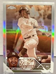 2023 Topps Chrome Anthony Volpe RC Sepia Refractor Yankees 4