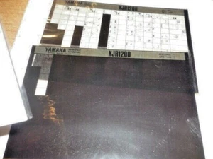 YAMAHA Instrukcja konserwacji Microfiche XJR1300(L) 99 2 SZT. Motocykl oryginalny ETK - Zdjęcie 1 z 1