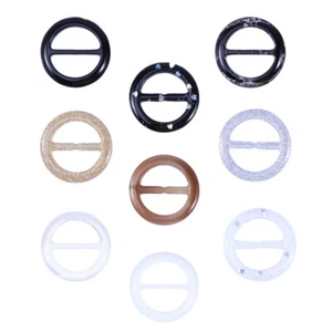 9Stk Harz Schal Ringe T-Shirt Clips Halstuch Halter Schal Hemd Clips 3cm - Bild 1 von 11