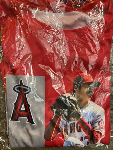Shohei Ohtani Giveaway T-Shirt  XL SGA 4/22 Angels! Unopened in Bag Cover