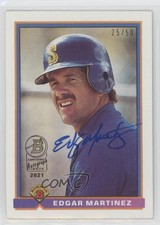 2021 Bowman 1991 Bowman Buyback Auto /50 Edgar Martinez #243 Auto HOF