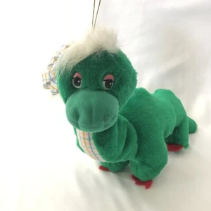 Vtg Circus Circus Nessie Green Lockness Monster Stuffed Animal Plush 14” Girl - Picture 1 of 15