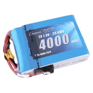 Gens ace 4000mAh 2S 7.4V TX Lipo Battery Spektrum DX9 DX8 Transmitter TURNIGY - Picture 1 of 2