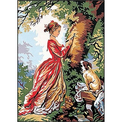 Kit complet canevas chiffre d'amour margot canevas borderie mercerie couture - Photo 1/1