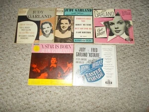 LOT OF 7 ORG JUDY GARLAND EPS A STAR IS BORN - Picture 1 of 2
